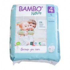 Bambo Nature Eco Disposable Nappies Size 4:  7-14 kg's 24's (maxi)